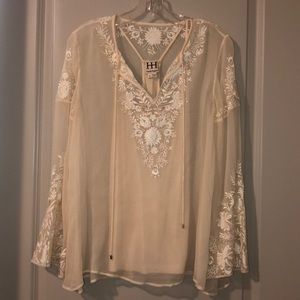 Haute Hippie top🤍